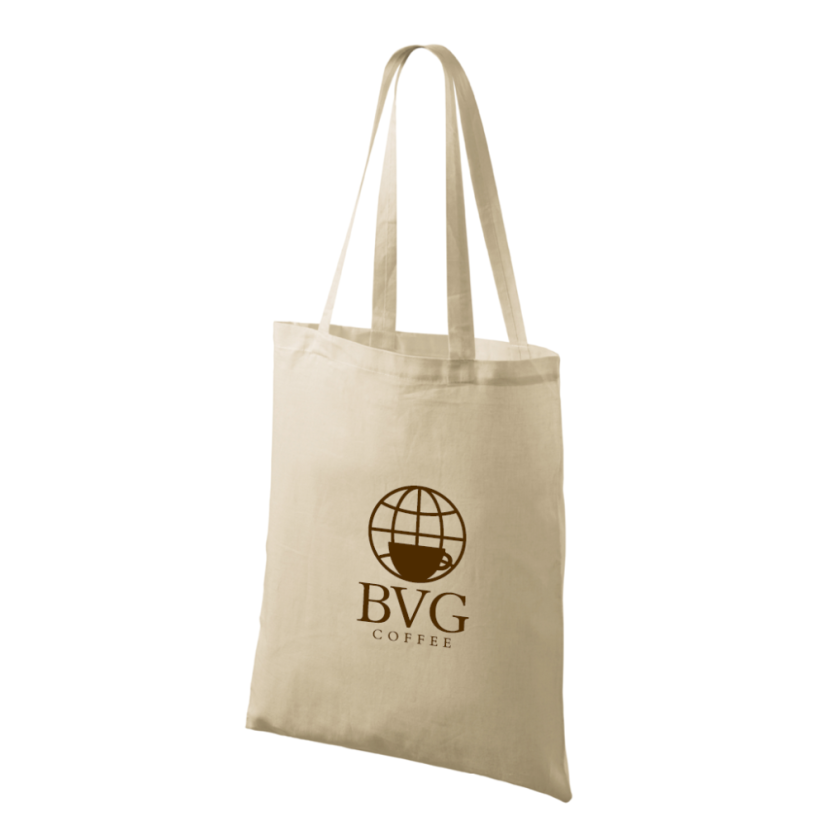 Nákupní taška s logem BVG - přírodní