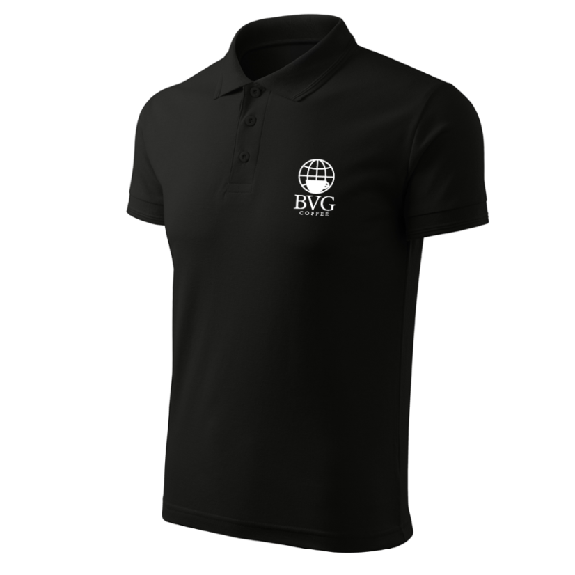 Polokošile pánská s logem BVG - černá - Velikost: 2XL