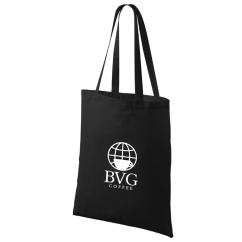 Shopping bag with BVG logo - black
